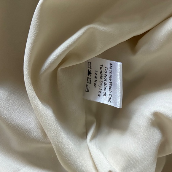 Tuckernuck Jackie shift dress in cream tweed boule L - Picture 6 of 12